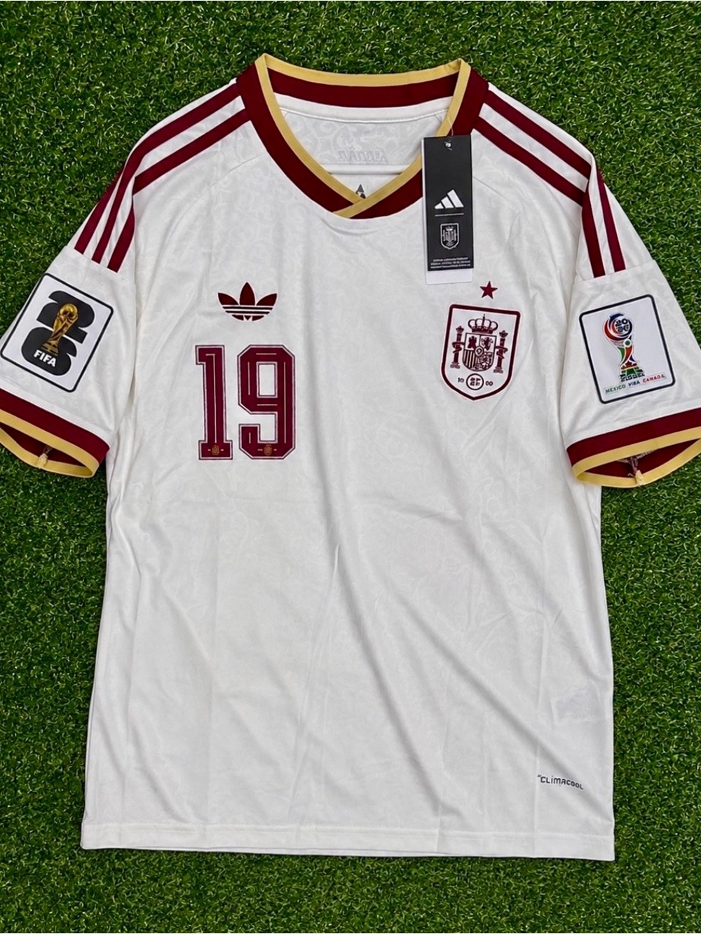 Lamine Yamal Spain World Cup Player Edition Jersey White Away